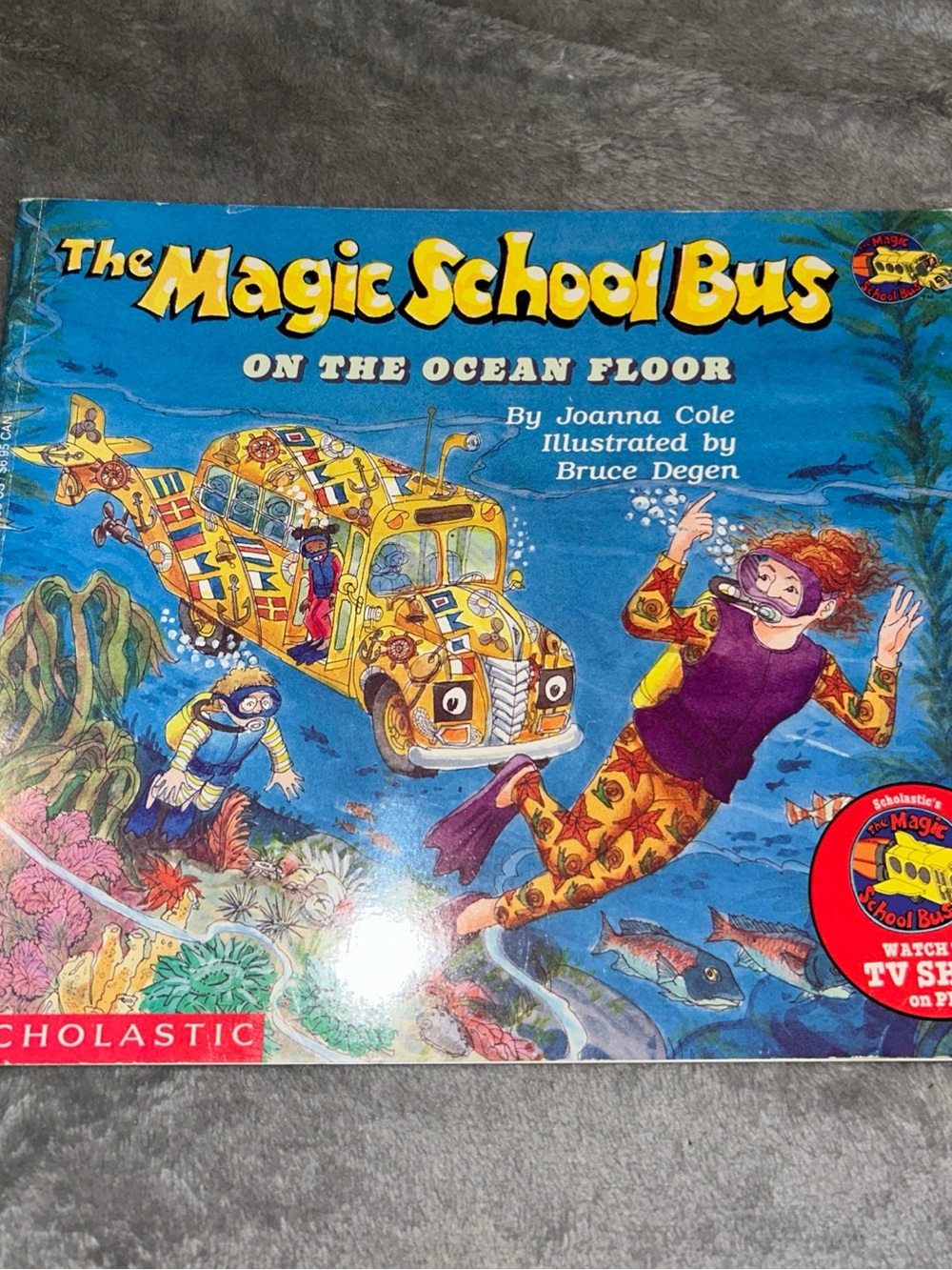 The Magic School Bus, On The Ocean Floor By Joanna Cole, 1992, Paperback